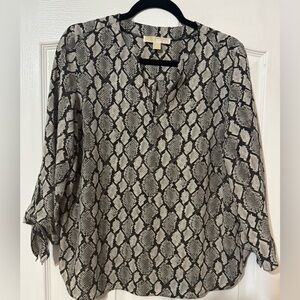 Michael Kors Snake Print Top